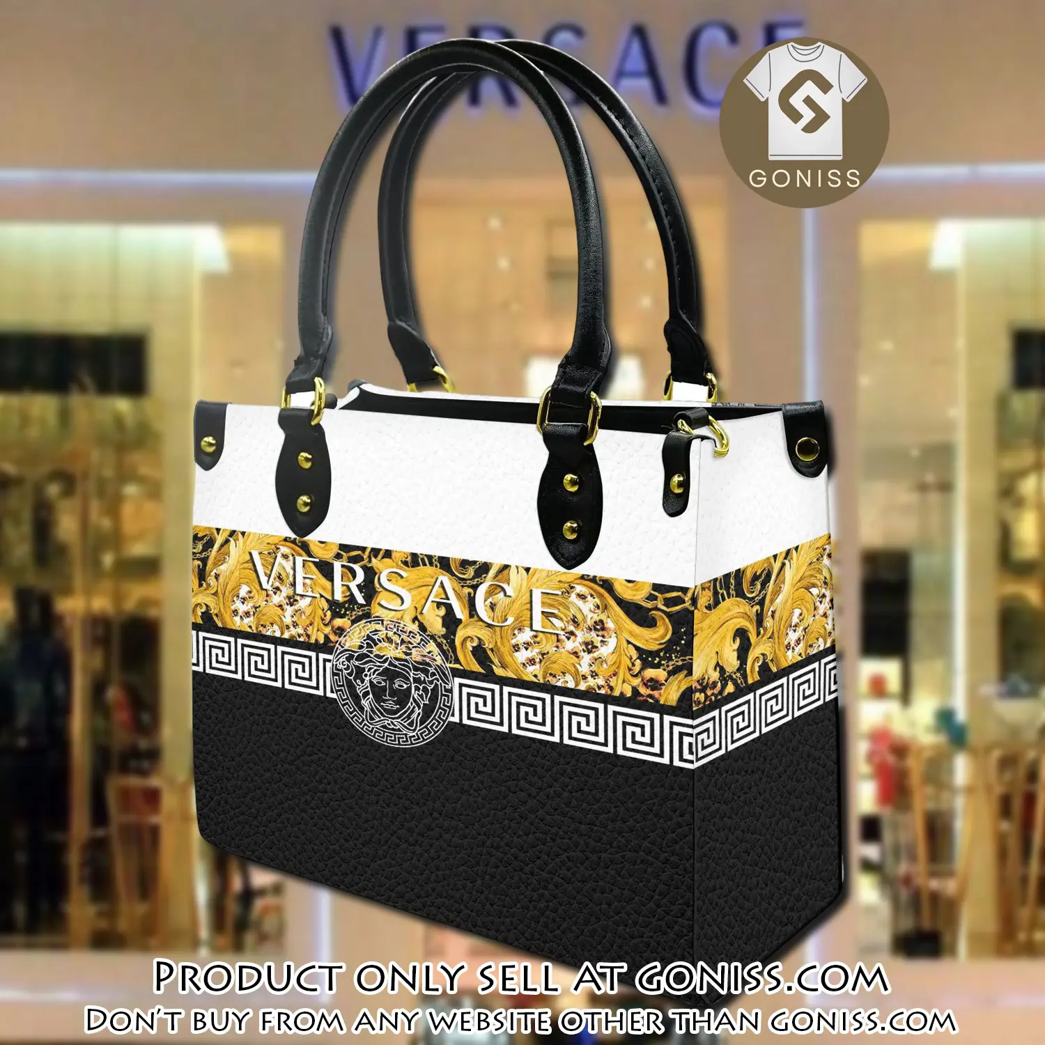 Versace women luxury leather handbag 3d lhb1069 gn0831442